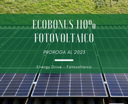 ecobonus 110% fotovoltaico