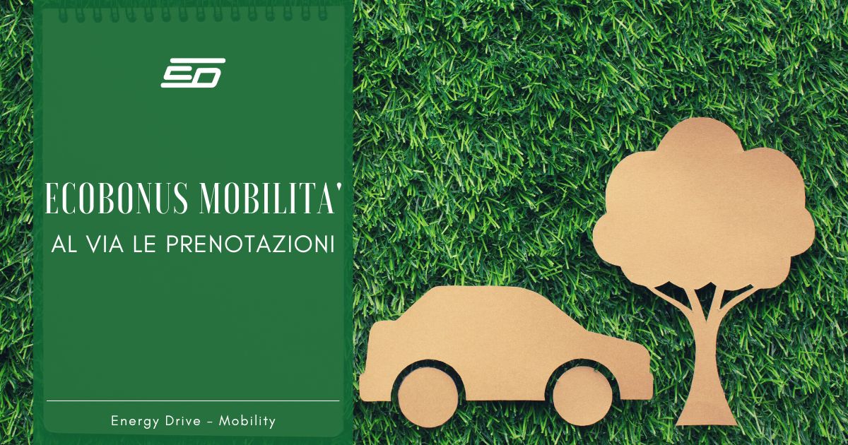 Ecobonus mobilità sostenibile