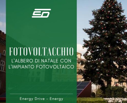 Fotovoltacchio: l'albero di Natale con l'impianto fotovoltaico