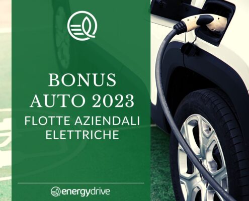 Bonus auto 2023 flotte aziendali elettriche