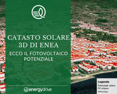 Catasto solare 3D di Enea: ecco il fotovoltaico potenziale
